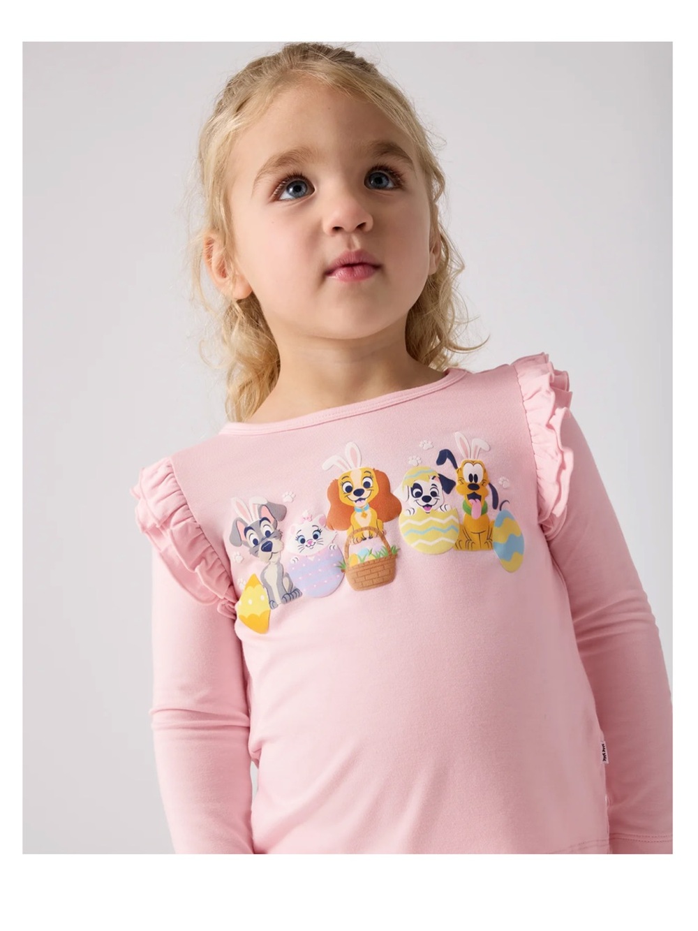 NWT Disney Peekaboo Pets Flutter Pink Tee 2T